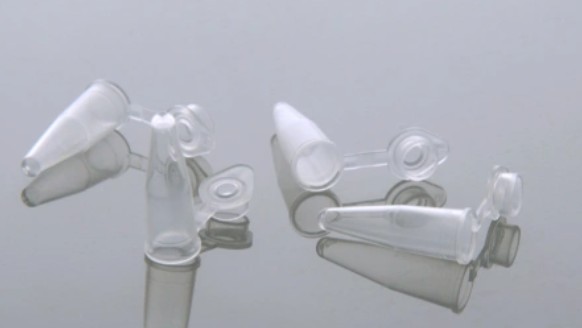 0.2 mL PCR Tubes, Flat Caps, Clear, 1000/box, 10000/cs