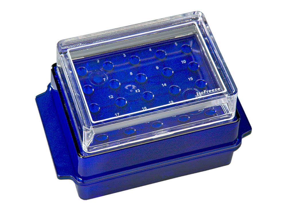 IsoFreeze® Flipper® -20ºC Rack, Blue - 1rk/unit, 4units/cs